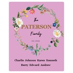Personalized Family Blanket Two Sides Premium Plush Fleece Blanket (Teen Size) 60 x50  Blanket Front