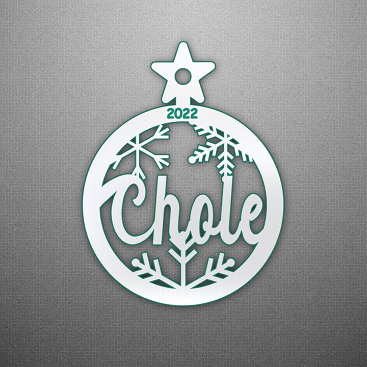 Personalized Xmas Star ball Ornaments Acrylic Ornament