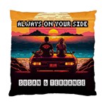 Personalized Couple Lover Pixel Name Standard Cushion Case (One Side) Front