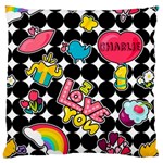 Personlized Love Large Cushion Case (One Side) Front