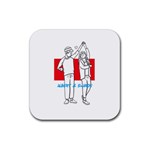 ColorfulCouple Rubber Coaster (Square) Front
