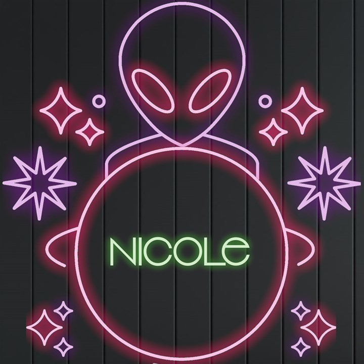 Personalized Alien Name Neon Signs and Lights