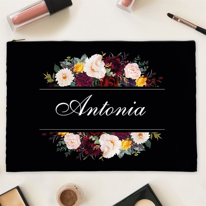 Floral 1 Cosmetic Bag (XXL)