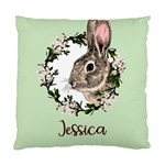 Personalized Easter Rabbit Name Standard Cushion Case (One Side) Front