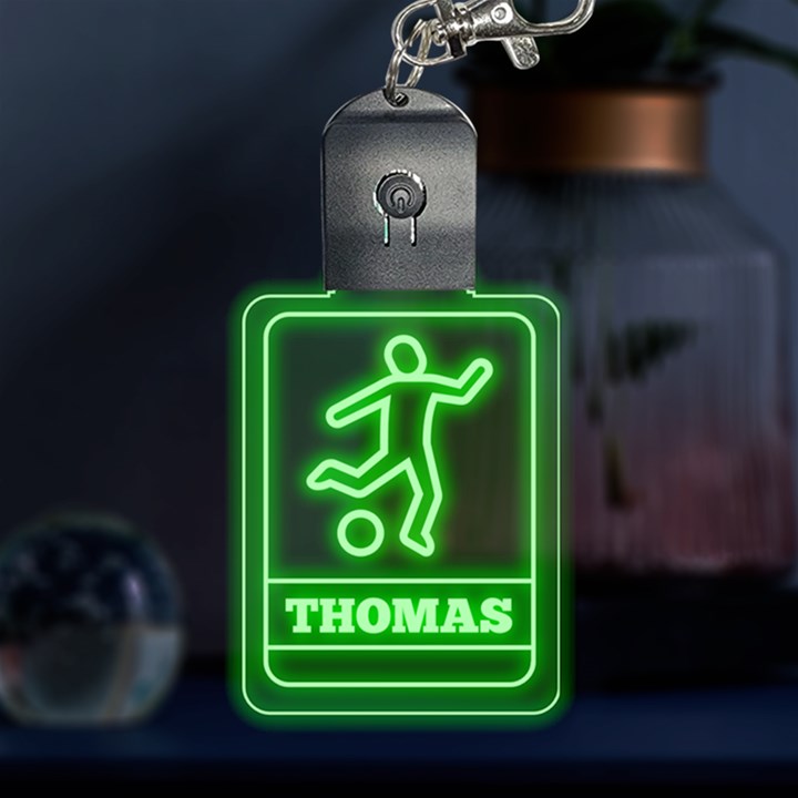Personalized Name Sport LED Key Chain