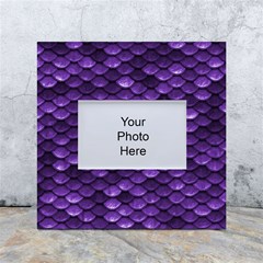 Purple Scales! White Box Photo Frame 4  X 6 