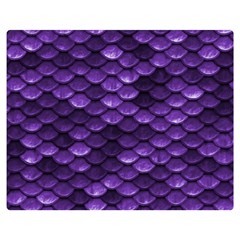 Purple Scales! Premium Plush Fleece Blanket (medium)