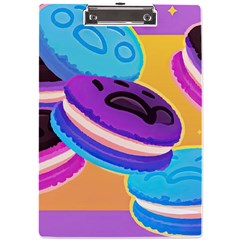 Cookies Chocolate Cookies Sweets Snacks Baked Goods Food A4 Acrylic Clipboard