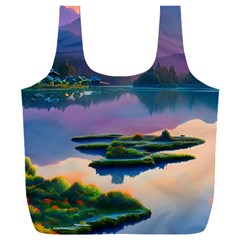 Astonishing Lake View Full Print Recycle Bag (xxxl)