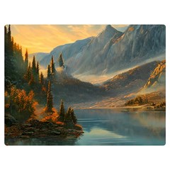Dazzling Sunset Premium Plush Fleece Blanket (extra Small)