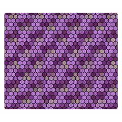 Pattern Seamless Design Decorative Hexagon Shapes Premium Plush Fleece Blanket (small)