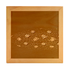 Rainbows Pixel Pattern Wood Photo Frame Cube