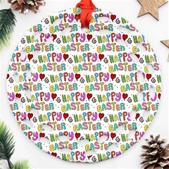 Holidays Round Filigree Ornament (two Sides)