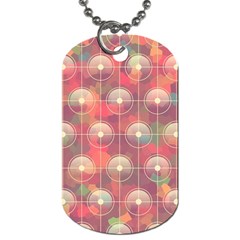 Background Abstract Dog Tag (one Side)