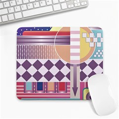 Abstract Shape Color Gradient Large Mousepad