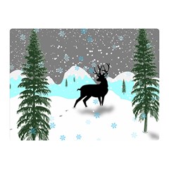 Rocky Mountain High Colorado Two Sides Premium Plush Fleece Blanket (mini)