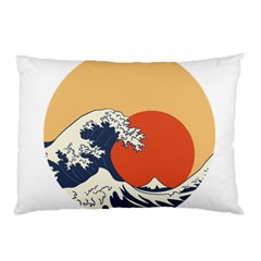 The Great Wave Off Kanagawa Waves Pillow Case
