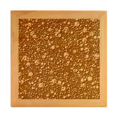 Illustration Universe Star Planet Wood Photo Frame Cube