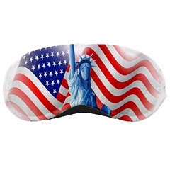 Statue Of Liberty And Usa Flag Art Sleeping Mask