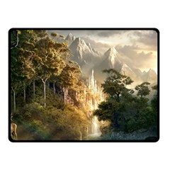 Natural Landscape Nature Vegetation Jungle Fleece Blanket (small)