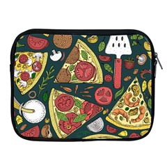 Vector-seamless-pizza-slice-pattern-hand-drawn-pizza-illustration-great-pizzeria-menu-background Apple Ipad 2/3/4 Zipper Cases