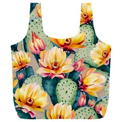 Prickly Pear Cactus Flower Plant Full Print Recycle Bag (xxxl)