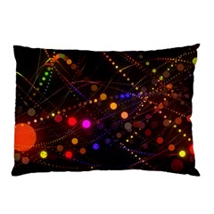 Abstract Light Star Design Laser Light Emitting Diode Pillow Case (two Sides)
