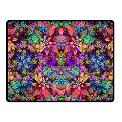Flower Patterns Abstract Pattern Digital Art Fleece Blanket (small)