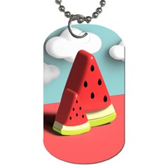Strawberries Fruit Dog Tag (one Side)