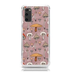 Mushrooms Autumn Fall Pattern Seamless Decorative Samsung Galaxy S20 6 2 Inch Tpu Uv Case