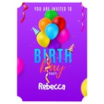 Birthday Invitation Card 5  x 7  (Ticket) Right