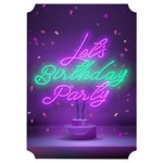 Birthday Invitation Card 5  x 7  (Ticket) Right