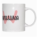 Personalized Initial Name White Mug Right