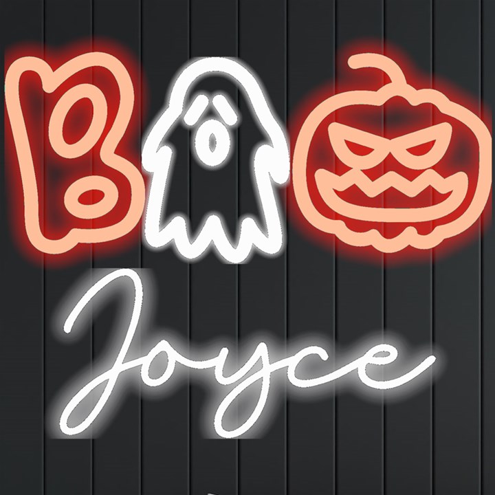 Personalized Happy Halloween Name Neon Signs and Lights