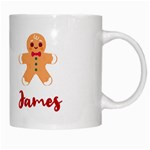 Personalized Gingerman Name White Mug Right