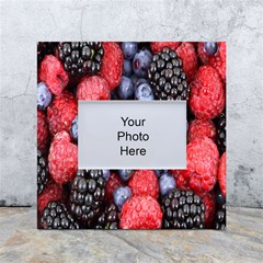 Berries-01 White Box Photo Frame 4  X 6 