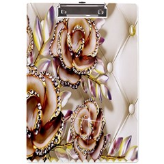 Butterfly Dreams, Bonito, Butterfly, Dream, Flower, Girly A4 Acrylic Clipboard