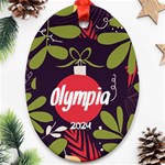Christmas Ornament (Oval) Front