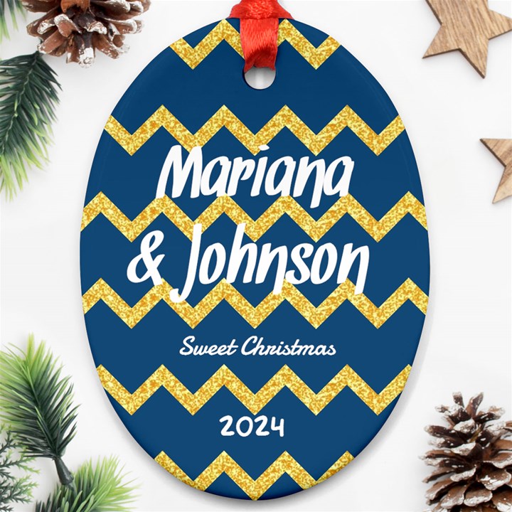 Christmas Ornament (Oval)