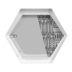 Aztec, Batik Hexagon Wood Jewelry Box