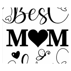 Best Mom Ever Gift T- Shirt Best Knitting Mom Ever T- Shirt Yoga Reflexion Pose T- Shirtyoga Reflexion Pose T- Shirt Two Sides Premium Plush Fleece Blanket (small)