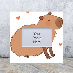 Capybara T- Shirt Cute Capybara Illustration T- Shirt (2) Yoga Reflexion Pose T- Shirtyoga Reflexion Pose T- Shirt White Box Photo Frame 4  X 6 