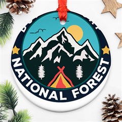 Buffalo Gap National Grassland T- Shirt Buffalo Gap National Grassland T- Shirt Ornament (round)
