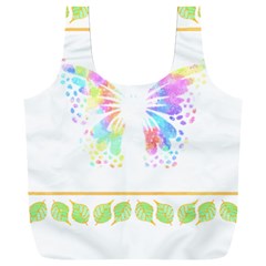 Butterfly Art T- Shirtbutterfly T- Shirt Full Print Recycle Bag (xxxl)