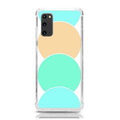 Circle T- Shirt Geo Metric Hues T- Shirt Samsung Galaxy S20 6 2 Inch Tpu Uv Case