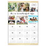 Personalized Family Calendar Canvas Yearly Calendar 16  x 22  Front - Jan 2025