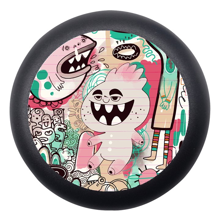 Monster Illustration Dento Box Dento Box with Mirror