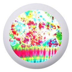 Pattern Decorated Schoolbus Tie Dye Dento Box With Mirror