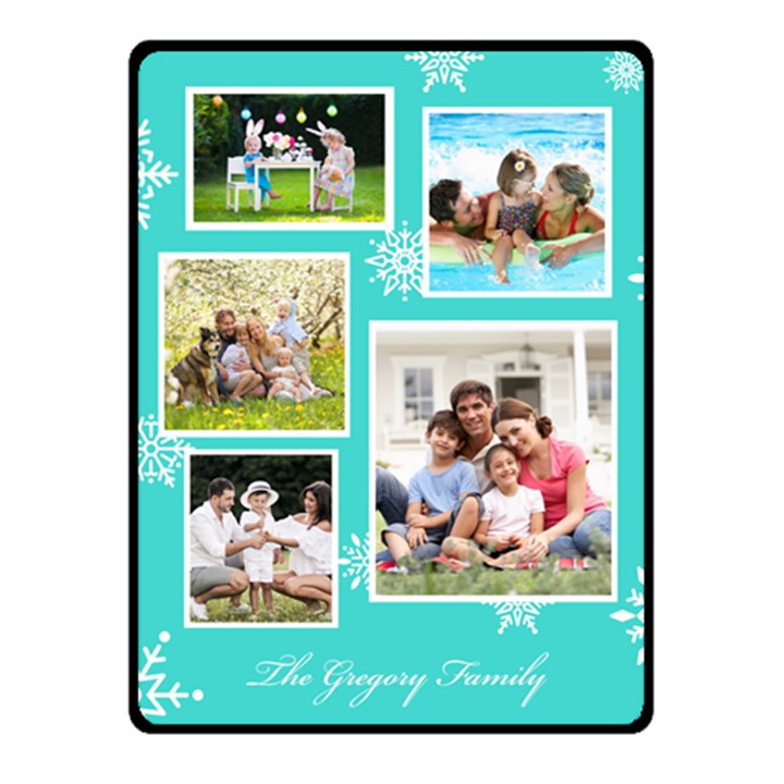 Family Name Small Blanket Fleece Blanket (Small)