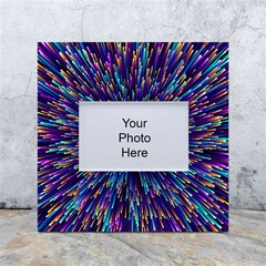 Abstract Beam Blast White Box Photo Frame 4  X 6 